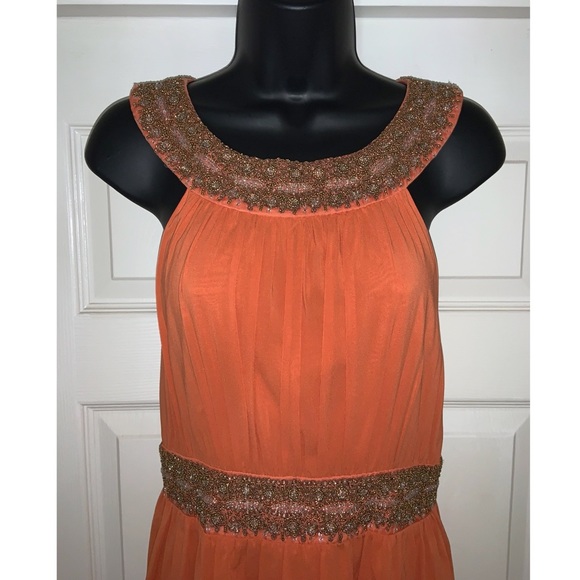 Alice & Olivia Orange Sheath Dress - Picture 5 of 15